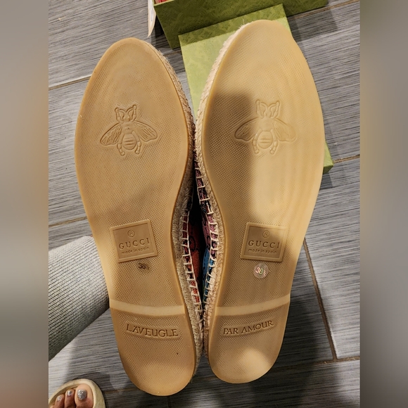 NWT Multicolored Gucci Espadrills - Picture 3 of 5
